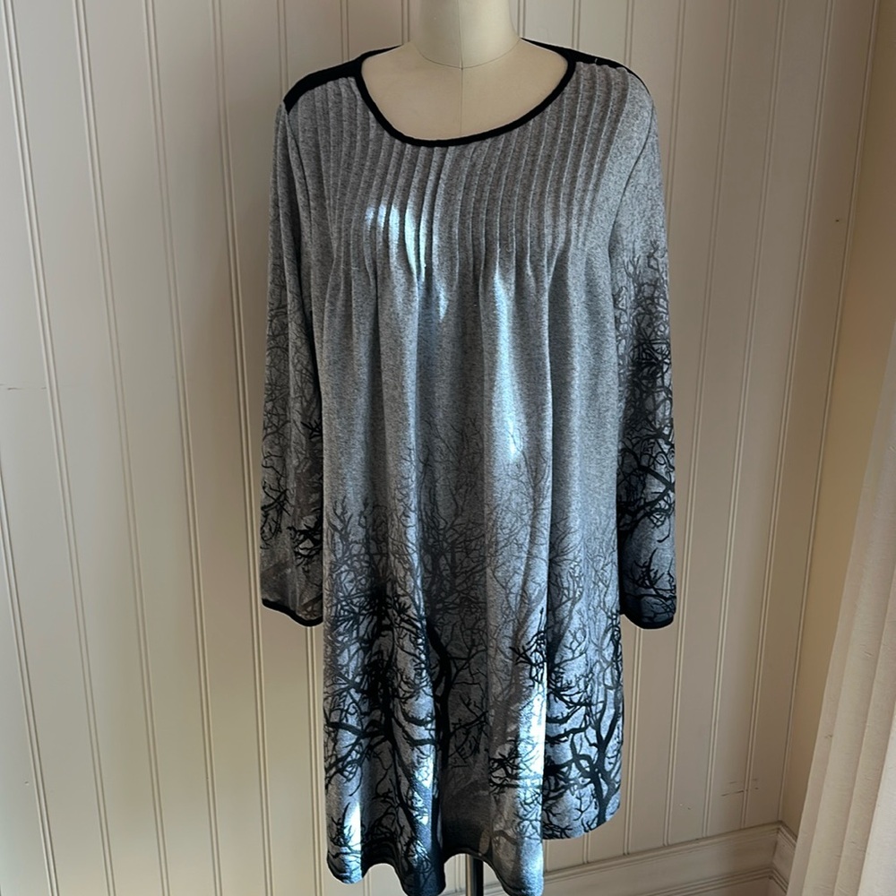 Grey and Black Tunic top